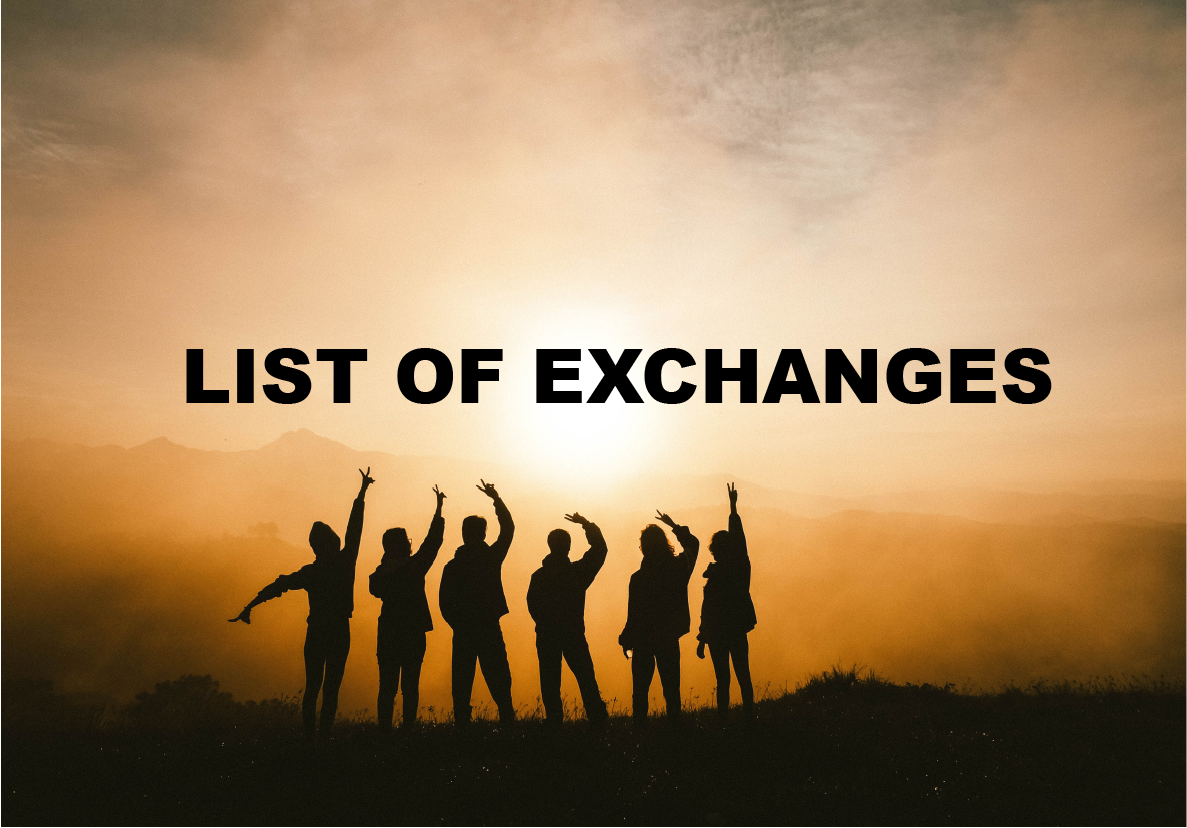 Hello World! Welcome to Hazel Coin List-of-Exchanges-1 List of Exchanges  